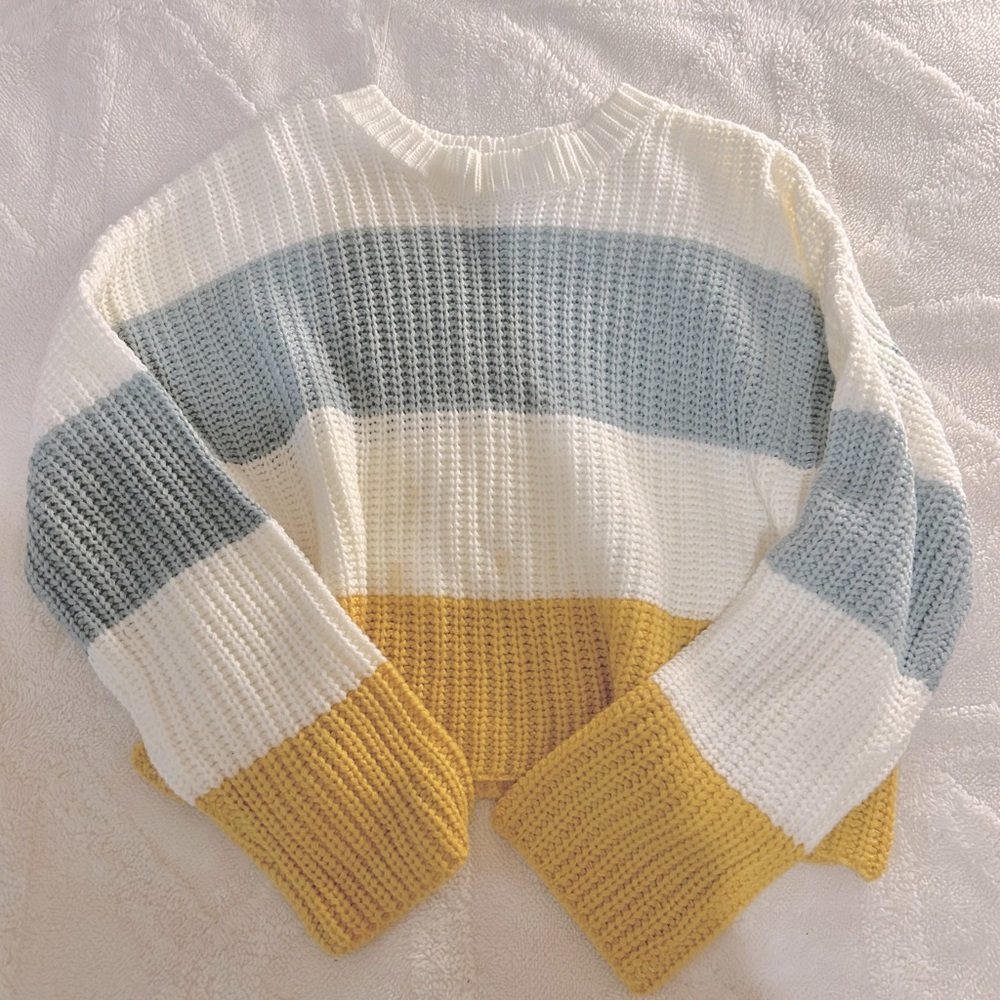 Slightly cropped sweater